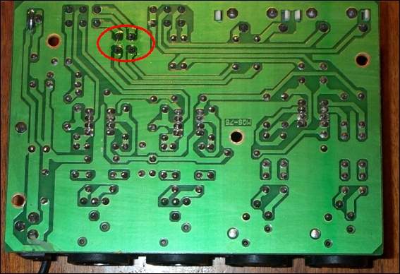 Cleanbox circuit board - track side